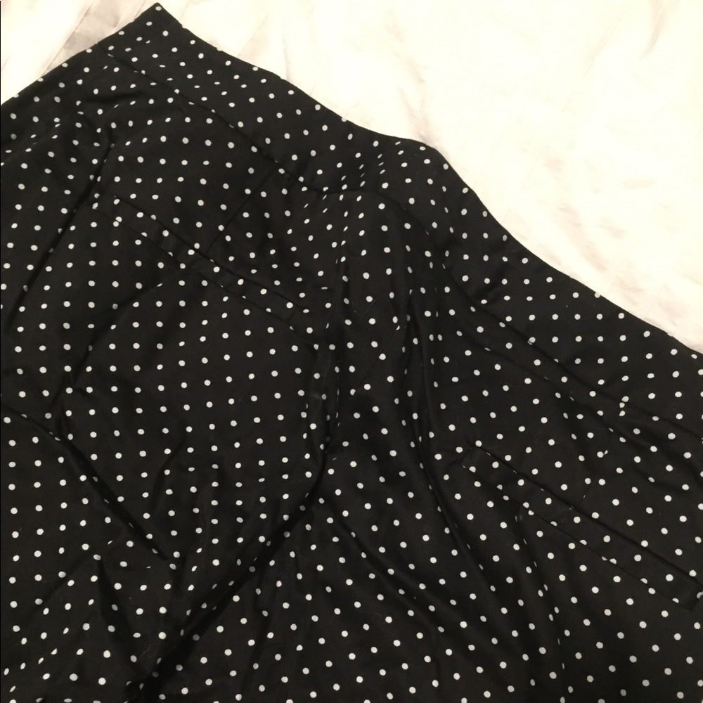 Polka dot dress pants